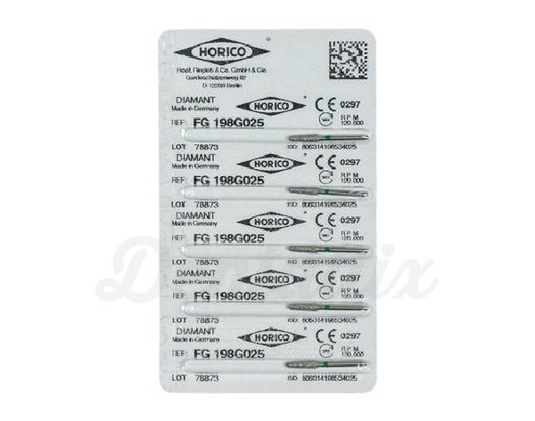Fg 198 - Fresa de diamante (5 uds) - Verde ISO 025 Img: 202004111