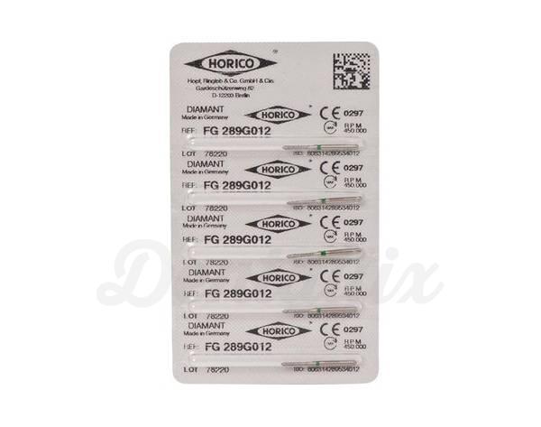 Fg 289 - Fresa de diamante (5 uds) - Verde ISO 012 Img: 202004181