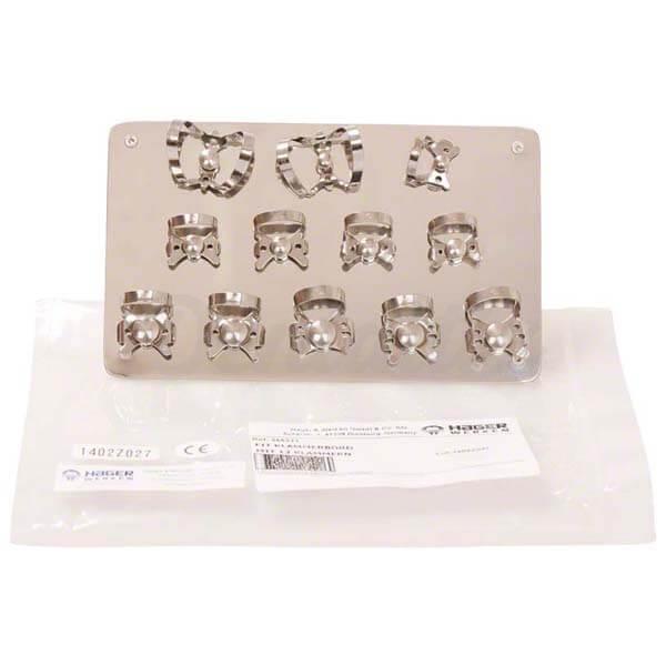 Fit® Rubberdam Tablero porta Clamps para 18 piezas (sin clamps) Img: 202207161