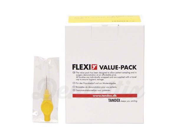 Flexi: Cepillos Interdentales Amarillo 0.70 mm - 25 uds Img: 202008011