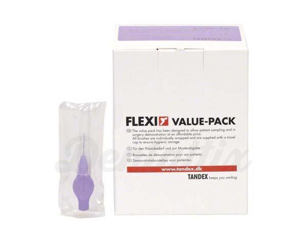 Flexi: Cepillos Interdentales Morado 0.80 mm - 25 uds Img: 202008011