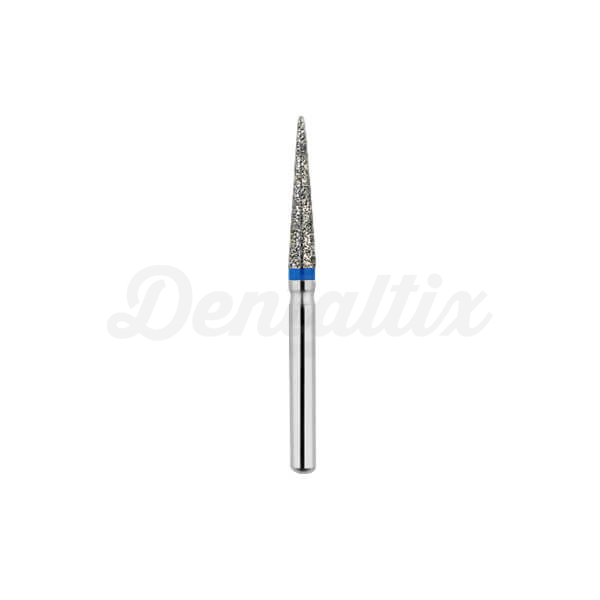 Fresa de Diamante FG Cónica Puntiaguda 859 (166) - T: 010 - G: Extra Fino - L: 10.0 mm Img: 202508161