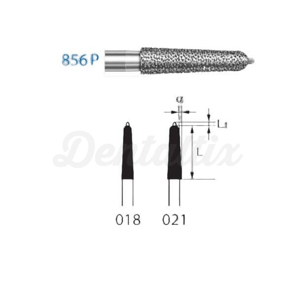 856P.314.016 KOMET diamante clinica c/p guia 5 ud Img: 202304011