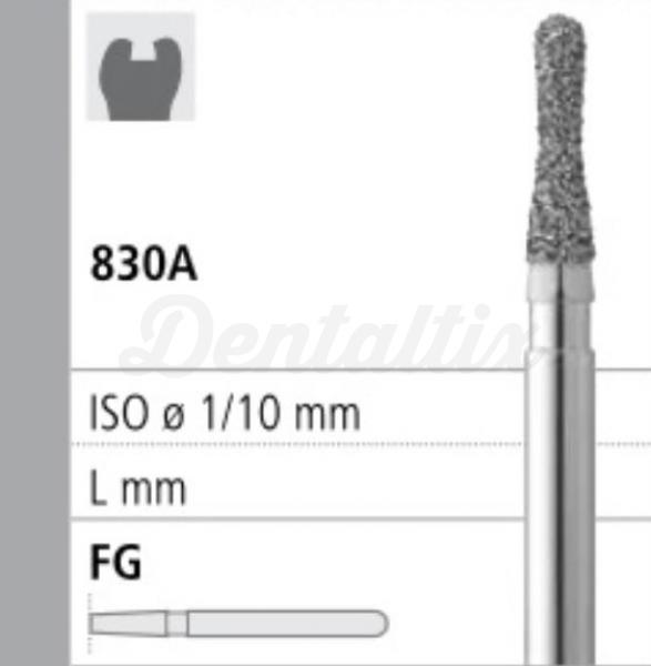 Fresas diamante 830A Pera FG (6u.) 010 MEDIO Img: 201807031