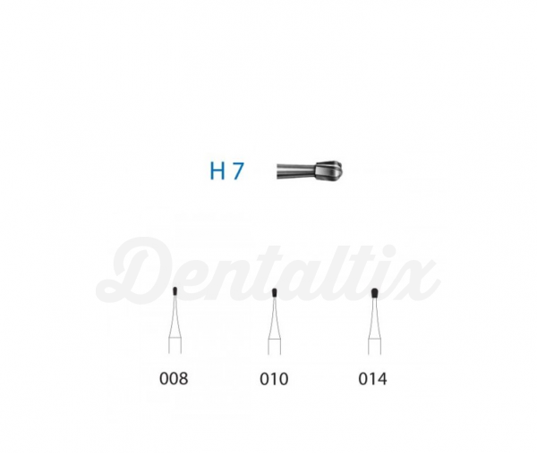 Fresa H7 Carburo Tungsteno para CA (5u) Img: 201807031