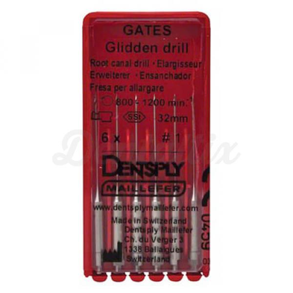 Fresas Gates de Endodoncia de 32 mm (6 uds) - Nº 1