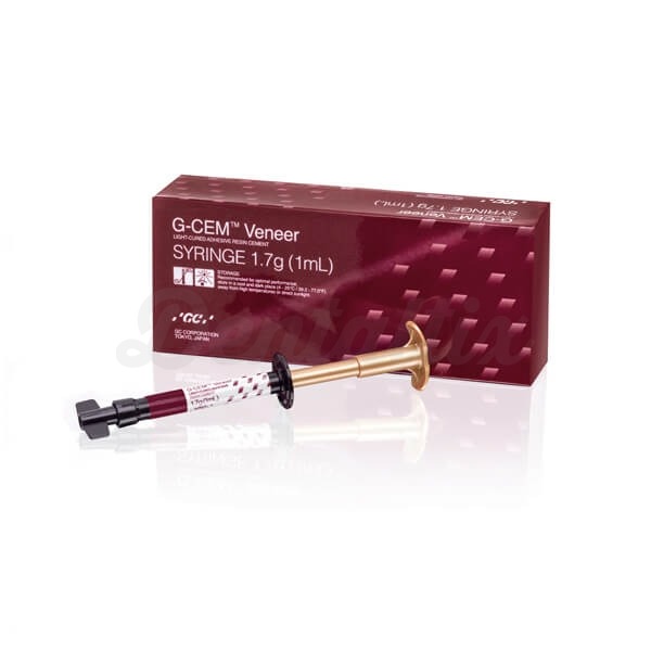 G-CEM Veneer Refill A2 (1ml, 1.7g) + 10x Dispensing Tip Long Needle & 1x Light-protective cover Img: 202306031