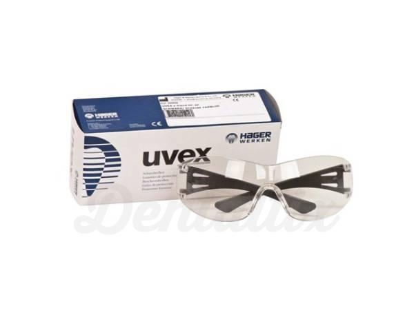Hager iSpec® X Fit - portapiezas negro, lente incolora, rango UV 2-1,2 Img: 202005301