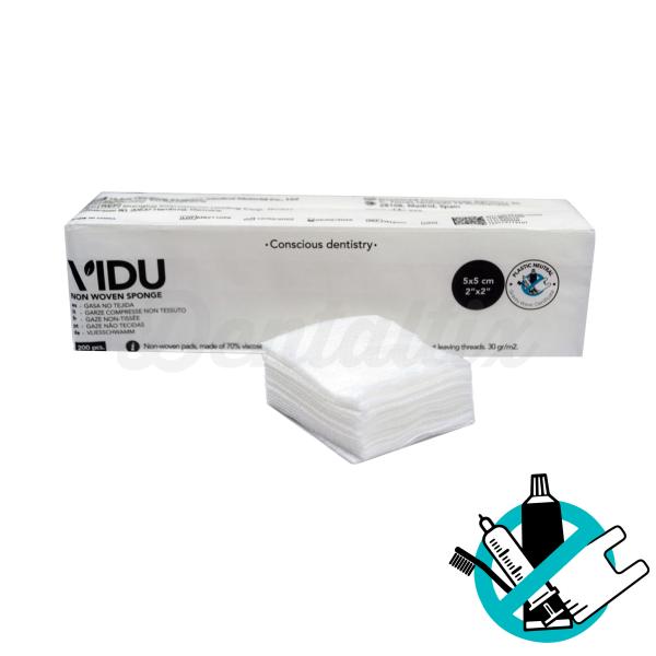 Gasas No Estériles 4 Capas 30 gr/m2 VIDU - Dentaltix