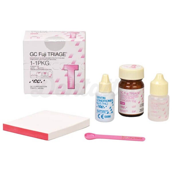 Fuji Triage: Set de Material de Protección Superficial de Ionómero de Vidrio Img: 202409071