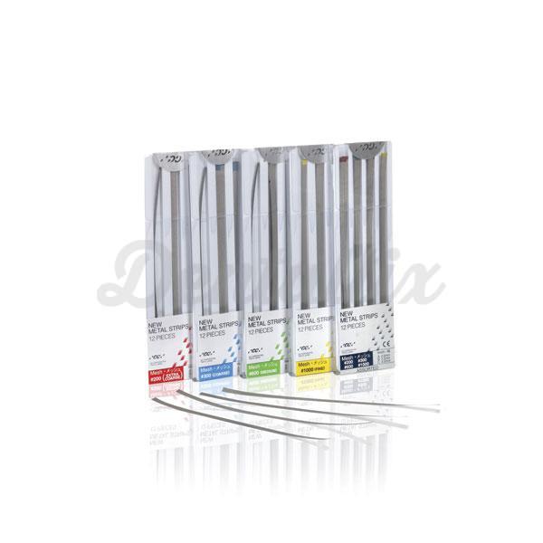 TIRAS METAL N.1000 SURTIDO AMARIL. 12u.