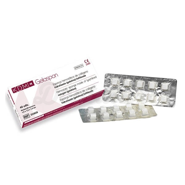GELASPON KDM esponjas hemostaticas 40 ud Img: 202304081