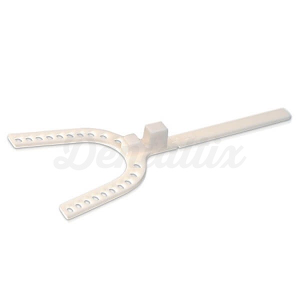 GEORGE GAUGE registro mordida blanco 5mm grande L 10 ud Img: 202410261