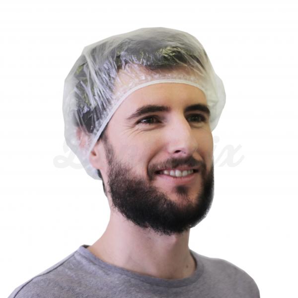 Gorros desechables transparentes (100 uds)