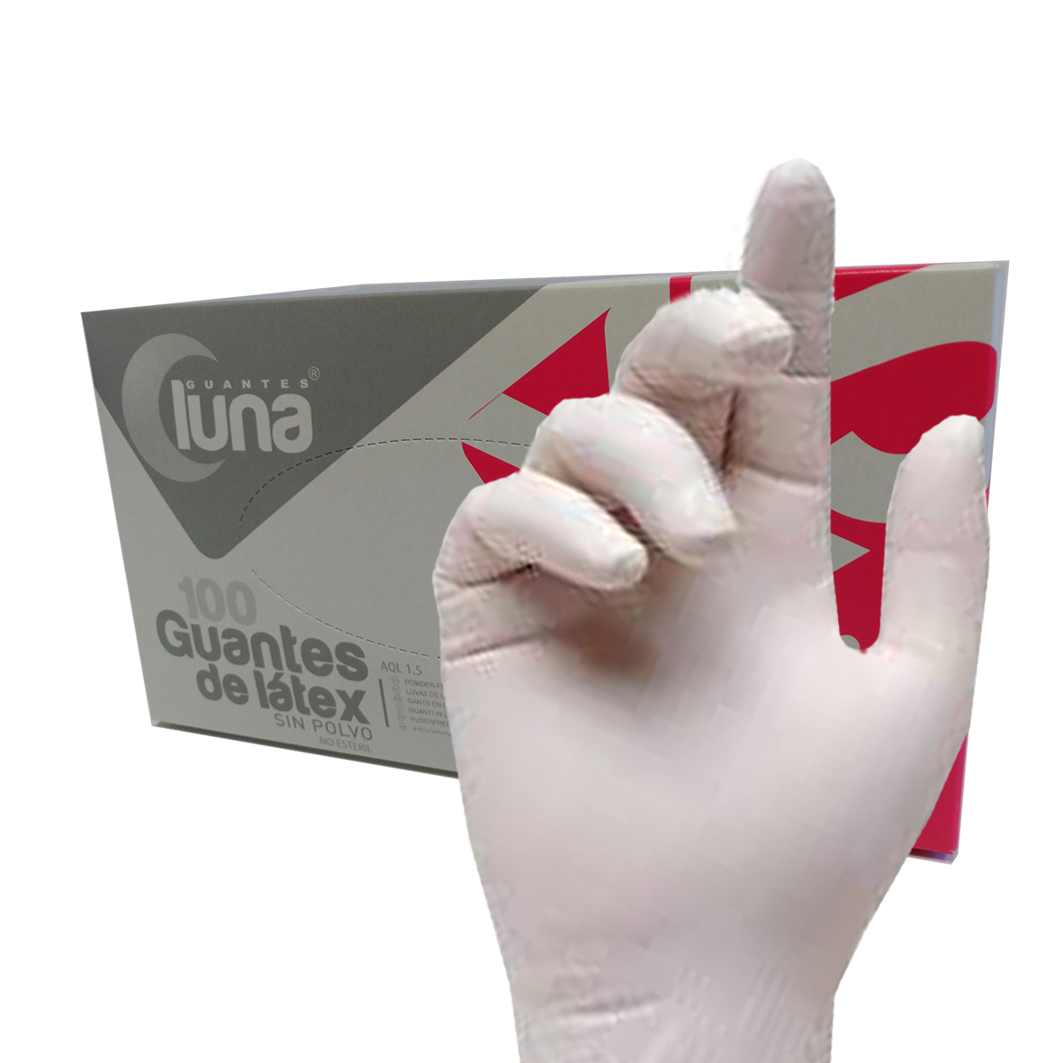 Guantes De Látex Reflexx R46 Sin Polvo - Talla M, Color ámbar, 100 Unidades, Para Uso Médico Y Alimentario