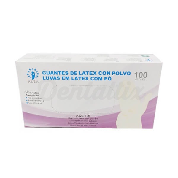 Guantes de Látex con Polvo 100 uds XS Img: 202401131