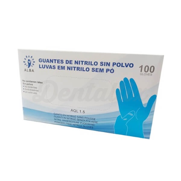 Guantes nitrilo sin polvo Blossom 50 pares - Depósito Dental REISIX