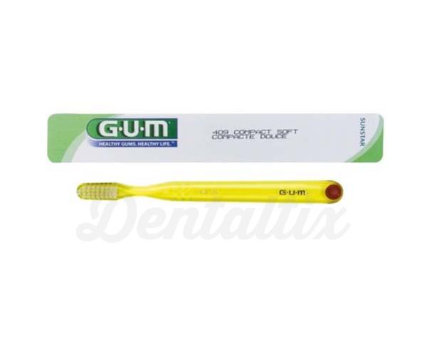 Gum Classic: Cepillo de Dientes Curvado - 34 mechones con cabezal compacto Img: 202007111