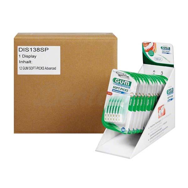 GUM® SOFT-PICKS® ADVANCED - Expositor 12 x 30 piezas en estuche de viaje Img: 202206181