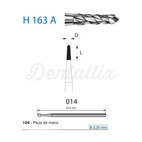 Fresa modelo H 163 A 104.014
