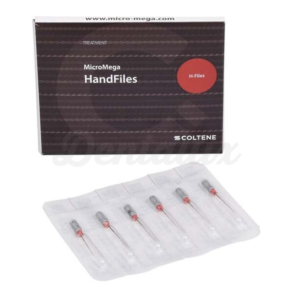 H-Files B6: Limas Hedstroem (6 uds) - L: 31 mm - N: 08 C: 02 Img: 202311041