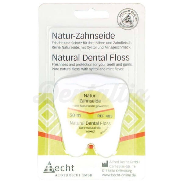 Hilo Dental Natural con Xilitol y Menta (50 metros) Img: 202408101