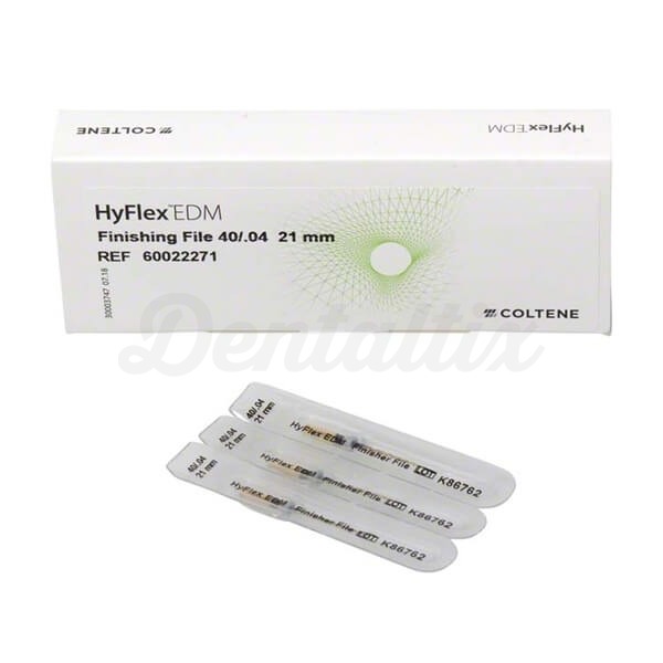 Hyflex EDM: Limas de NiTi - 3 uds - L: 21 mm - N: 40 C: 04 Img: 202311041
