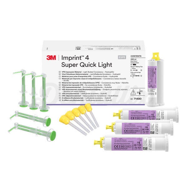 Imprint 4: Material de Impresión VPS (4 cartuchos de 50 ml) - LIGHT SUPER QUICK Img: 202409071