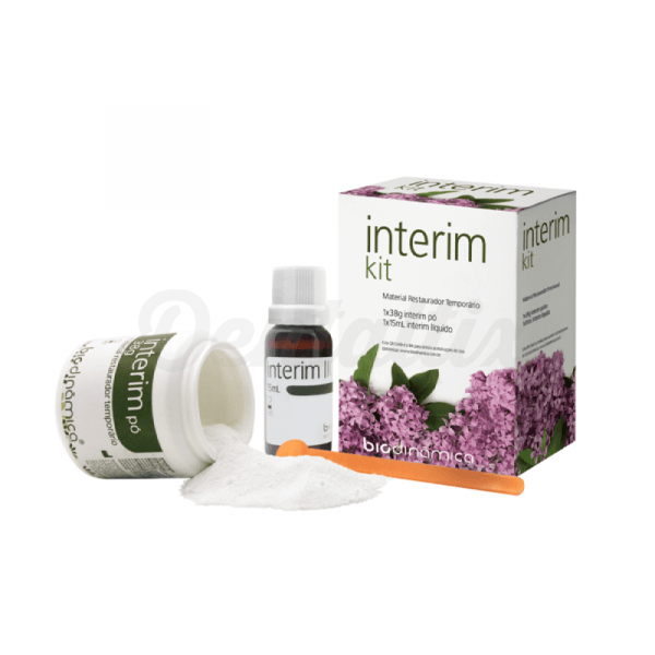 Kit Interim: Óxido de Zinc Modificado (38 gr polvo + 15 ml líquido)  Biodinâmica - Dentaltix