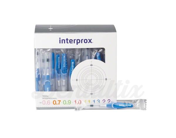 Interprox: Cepillos interdentales 100 piezas azul Ø 0.8 mm  Img: 202007181