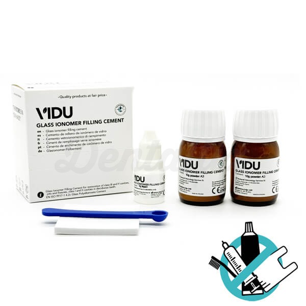 Ionómero de Vidrio para Restauraciones (20 gr Polvo + 6 gr Líquido) - A2 Img: 202403161