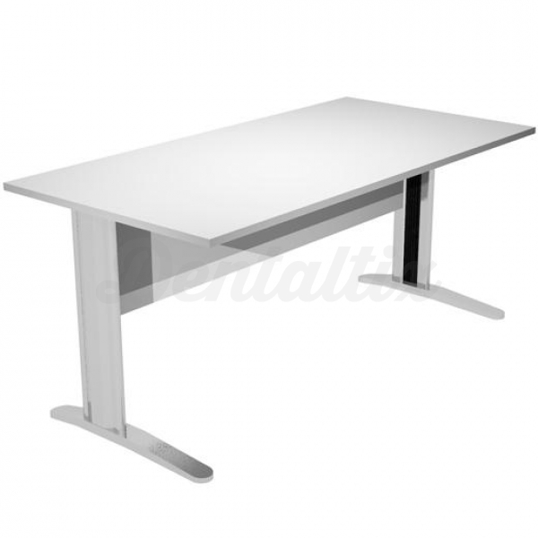Presto 140 : Mesa de Oficina con Pata Metal  - Gris Img: 202505311