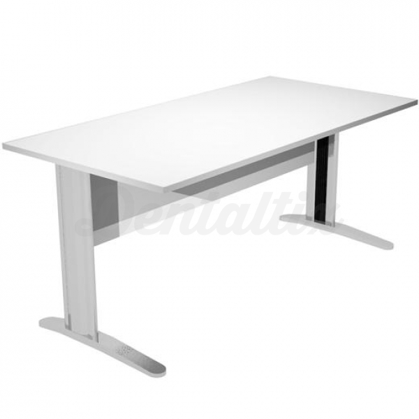 Presto 140 : Mesa de Oficina con Pata Metal - Blanco Img: 202505311
