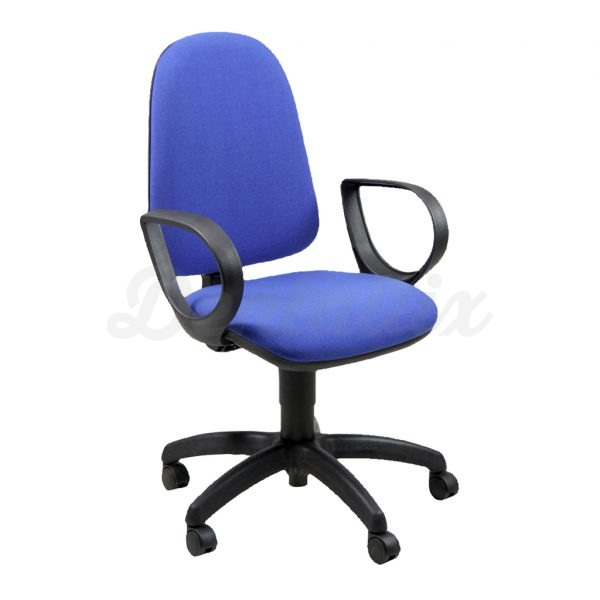 CP JusB: Silla de Oficina con Reposabrazos Fijos - Azul Img: 202505311