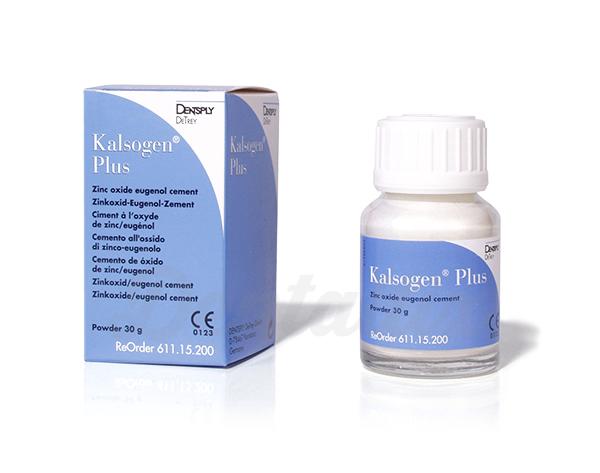 Kalsogen Plus: cem, de óxido de zinc eugenol (Polvo 30 gr)