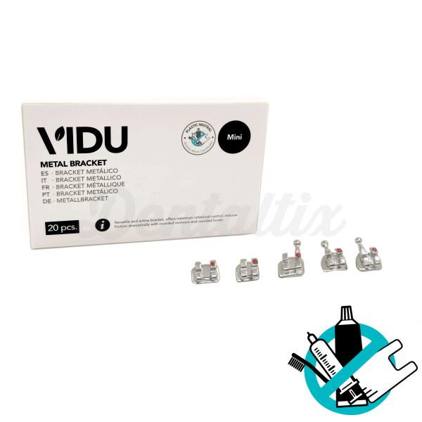 Kit de Brackets Metálicos Mini Roth (20 uds)-Kit 0.018” Img: 202111061