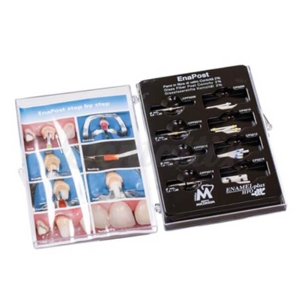 EnaPost root pin 2% 20x pins, 4x brocas kit Img: 202306031