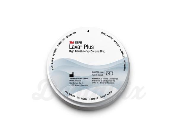 LAVA PLUS ZIRCONIA disco HT 98S&Oslash;x25 mm A1 Img: 202010241