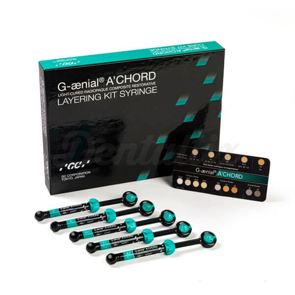 Gaenial A'CHORD: Layering Kit de Composite Universal (5 Jeringas de 4 gr)