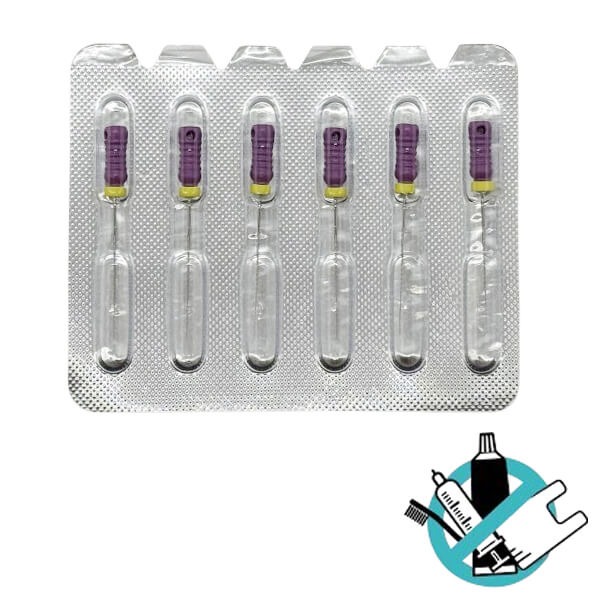H File: Limas de Acero Inoxidable para Endodoncia (6 uds) - L: 31 mm N: 10 Img: 202503221