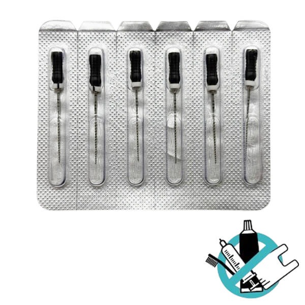 H File: Limas de Acero Inoxidable para Endodoncia (6 uds) - L: 31 mm N: 40 Img: 202503221