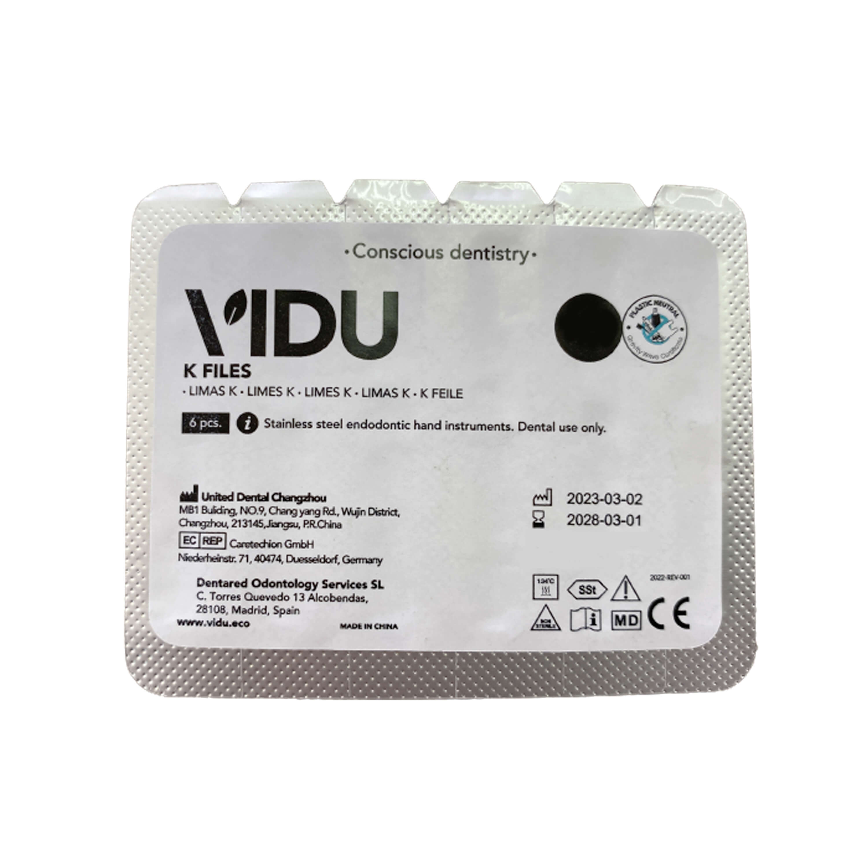 KFile: Limas de Endodoncia (6 uds) VIDU - Dentaltix