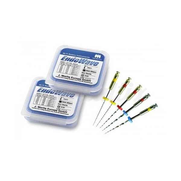 EndoWave: Limas Mecánicas de Ní-Ti (5 uds) Img: 202408101
