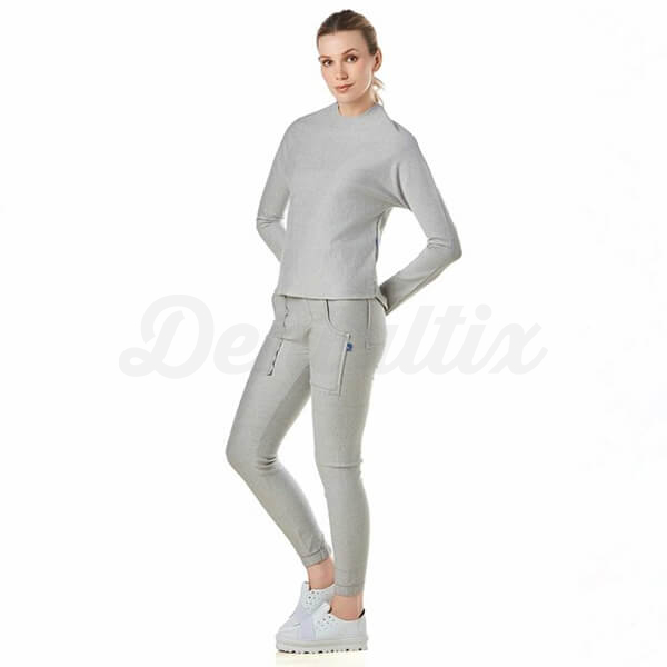 Pijama Sanitario Lita Ponti Milano para Mujer - L - Gris Img: 202508161