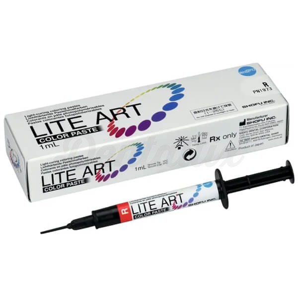 Lite Art: Tintes en Pasta Fotopolimerizable - Rojo (1 ml) Img: 202501251