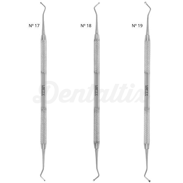 Excavador Dental Doble - Nº 17 - 1.2 mm Img: 202604041