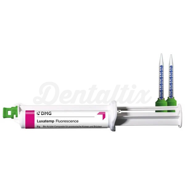 LUXATEMP FLUORESCENCE - Provisionales Estéticos - Smartmix (15gr) - Dmg - A3 (15gr + 10 puntas) Img: 202501111