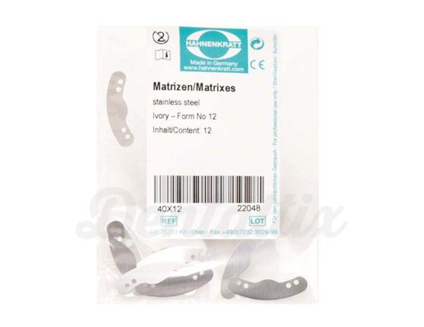 Matrices dentales de acero inoxidable (12 uds) - No. 12 Img: 202003071