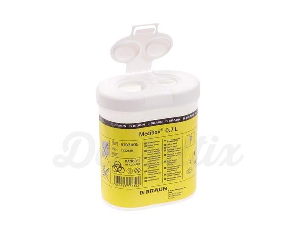 Medibox®: contenedor p/ objetos punzantes 0.7L (10 uds.) Img: 202003071