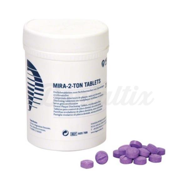 MIRA-2-TON® TABLETS Tabletas masticables para revelar la placa Caja 250 uds Img: 202207161
